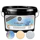 My COLOR Room Glitzer-Lasur (2500 ml, Hologramm) transparente Glitzer Wandfarbe für Wandgestaltung mit Glitzer-Effekt für Innenbereich, Dekorationslasur Made in Germany