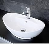 Ovales Design Keramik Aufsatz Waschbecken/Waschschale Modell 16